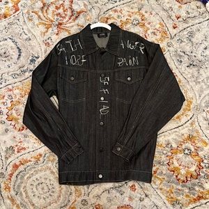 SELFMADE embroidered denim jacket